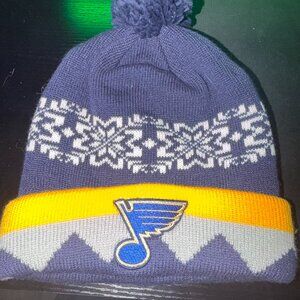St. Louis Blues Adidas Knit Beanie Hat NHL